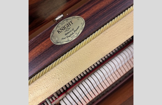 Knight London Upright Piano | Polished Rosewood Finish | UK Delivery In Days | Warranty | P/X | Finance Options | Includes Stool, Home Tuning | Used | Serial Number D906591 - Image 11